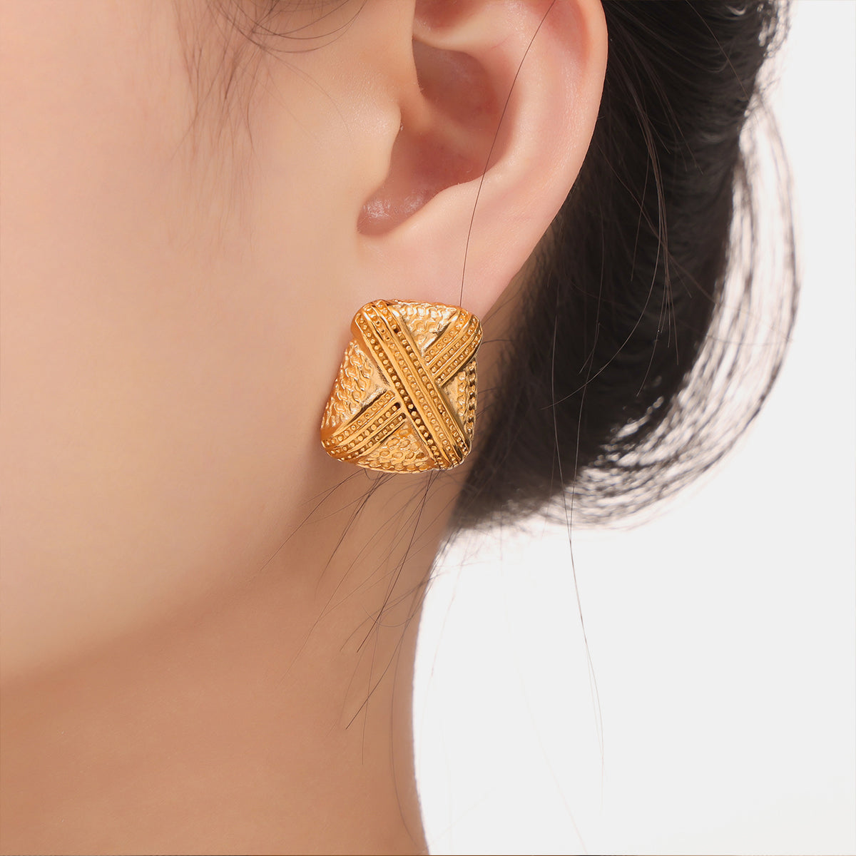 honeybee Mumford's Geometric Shape Earrings