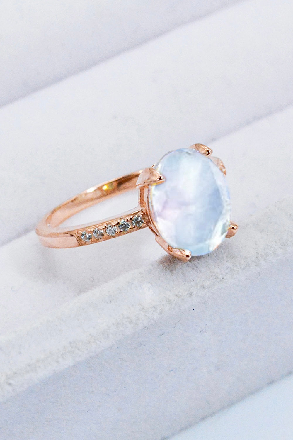 Honeybee Mumford's Get A Move On Moonstone Ring