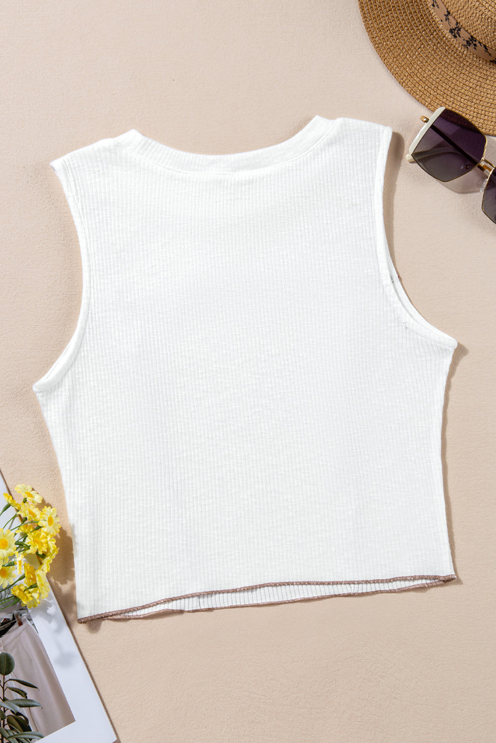 Honeybee Mumford's Round Neck Sleeveless Tank