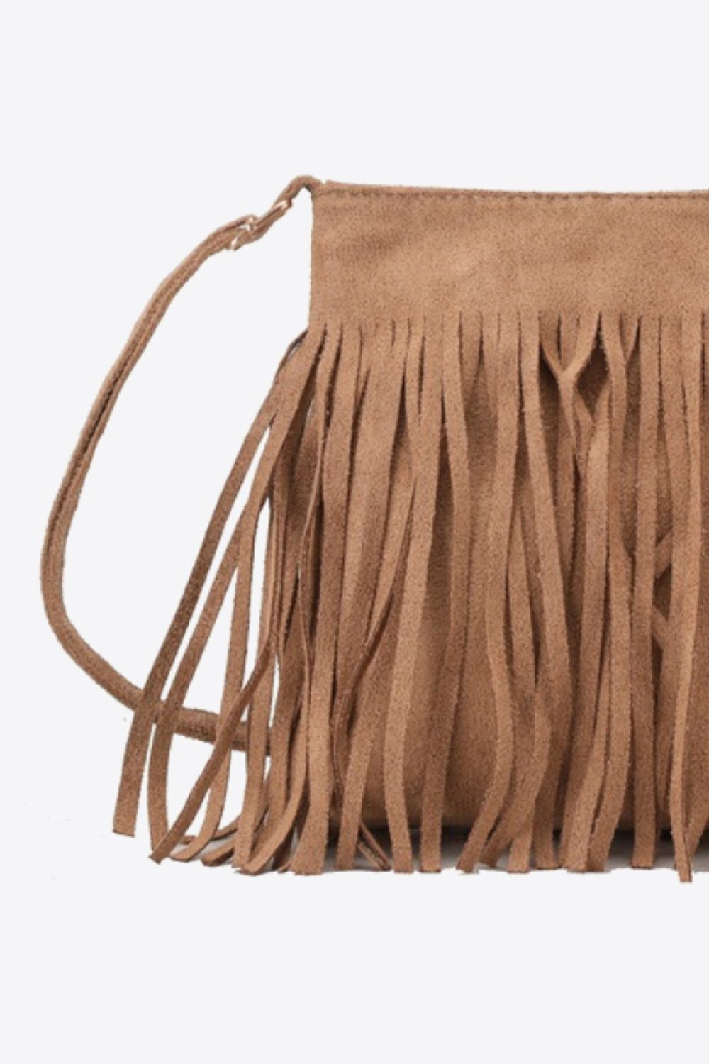 Honeybee Mumford's Leather Crossbody Bag with Fringe