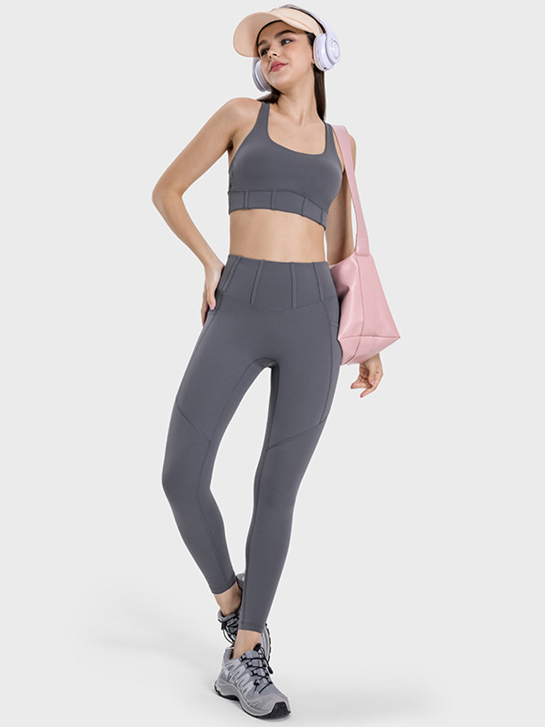 Honeybee Mumford's Square Neck Wide Strap Active Tank