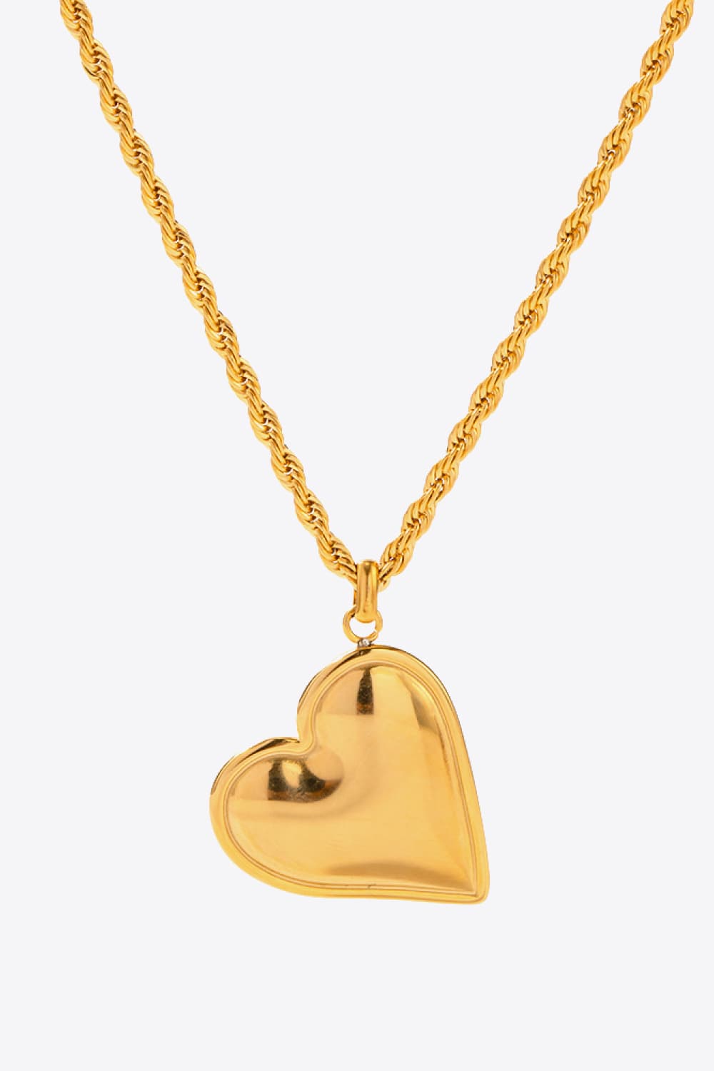 Honeybee Mumford's Heart Pendant Necklace