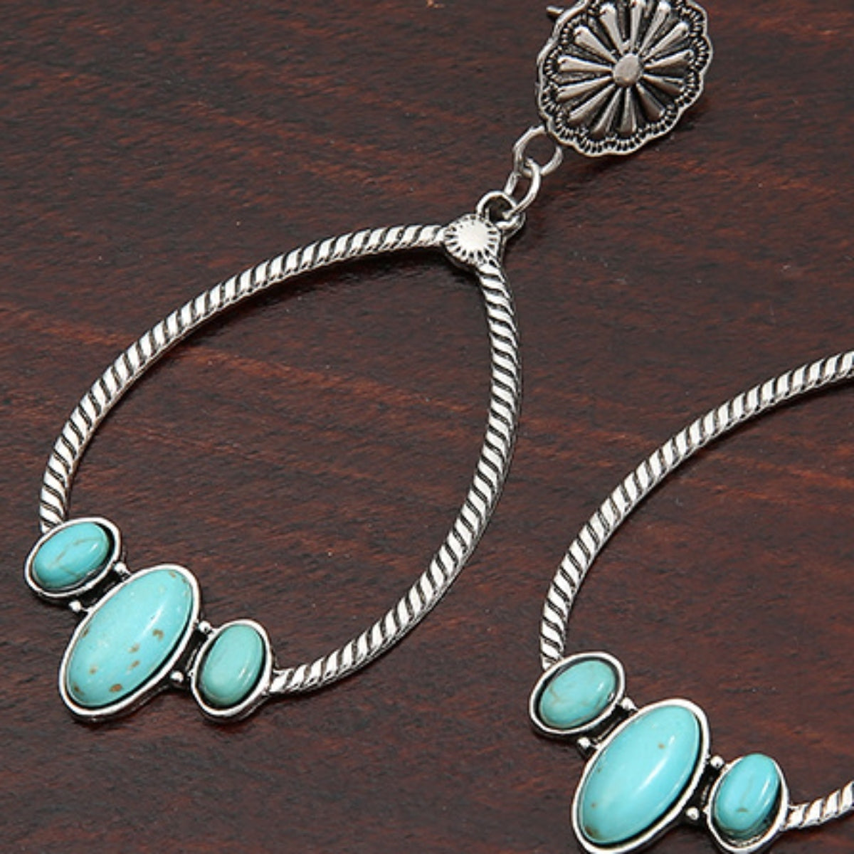 honeybee Mumford's Turquoise Teardrop Earrings