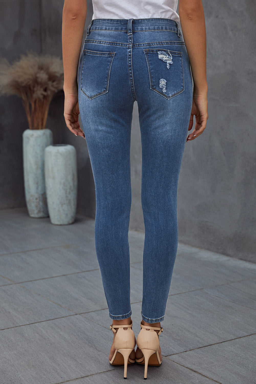 Honeybee Mumford's Vintage Skinny Ripped Jeans