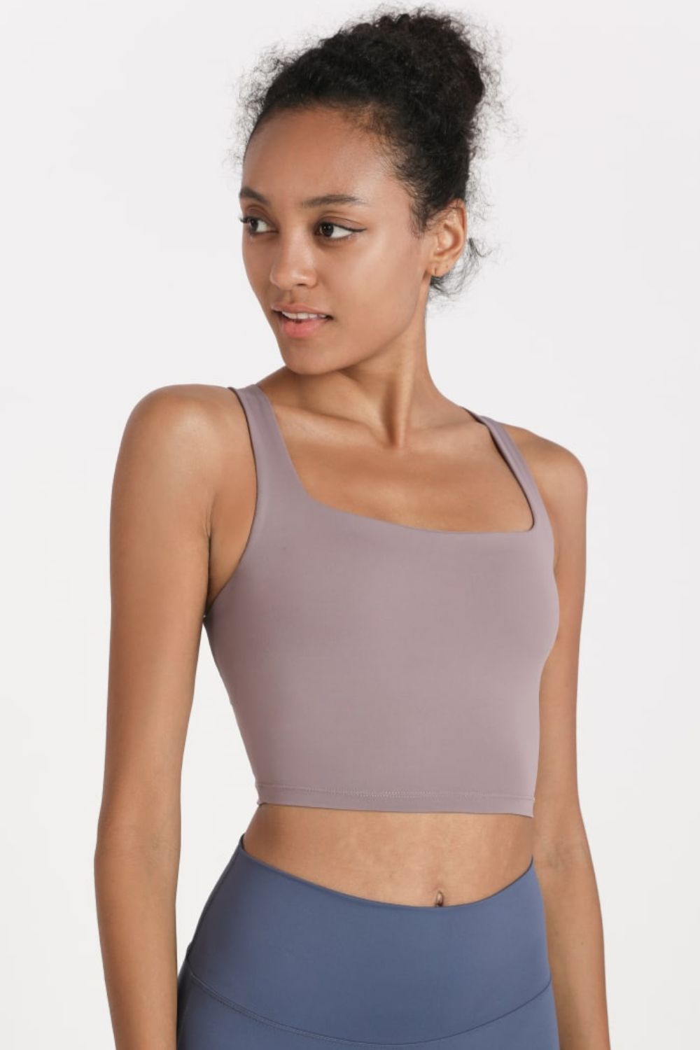 Honeybee Mumford's Crisscross Open Back Cropped Sports Cami