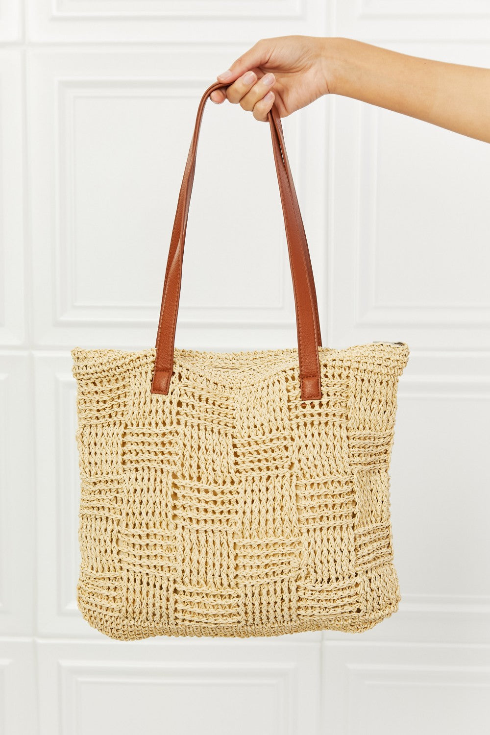 Honeybee Mumford's Picnic Date Straw Tote Bag