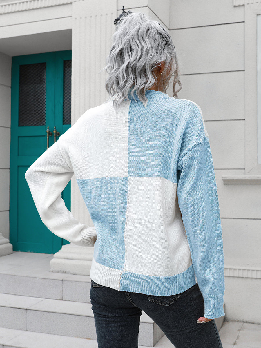 Honeybee Mumford's Contrast Drop Shoulder Sweater