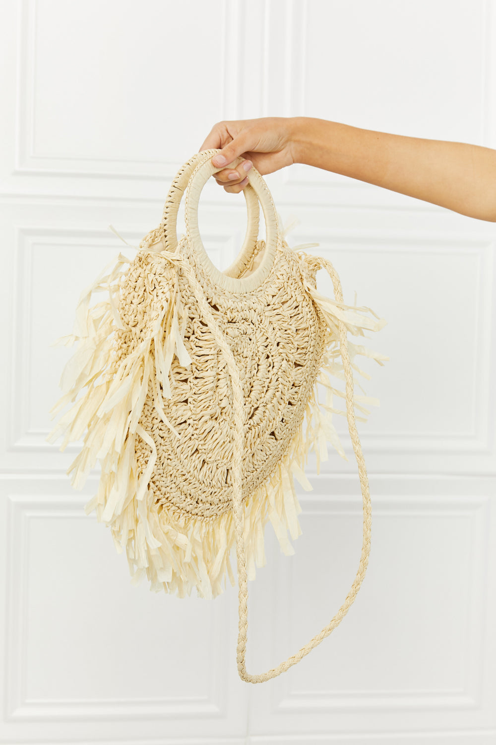 Honeybee Mumford's Found My Paradise Straw Handbag