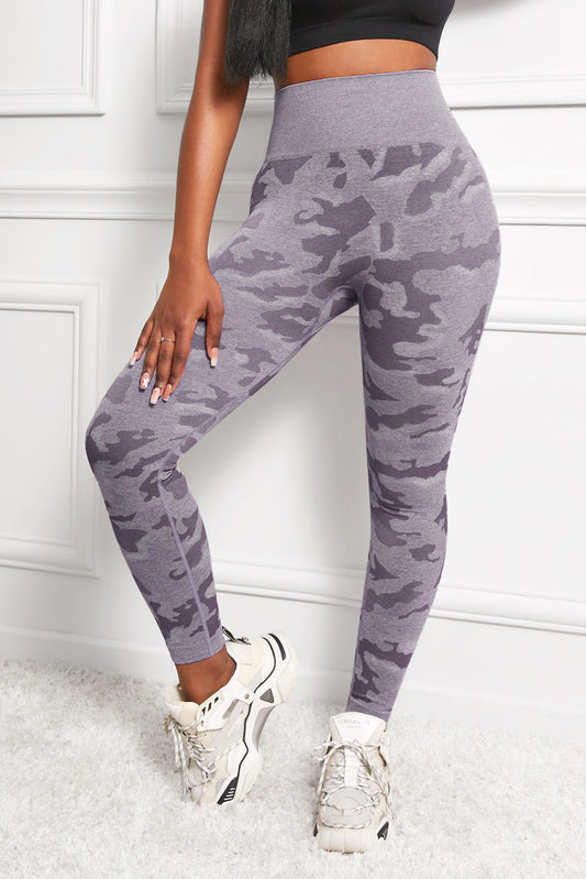 Honeybee Mumford's Camo Print Seamless High Waist Yoga Leggings