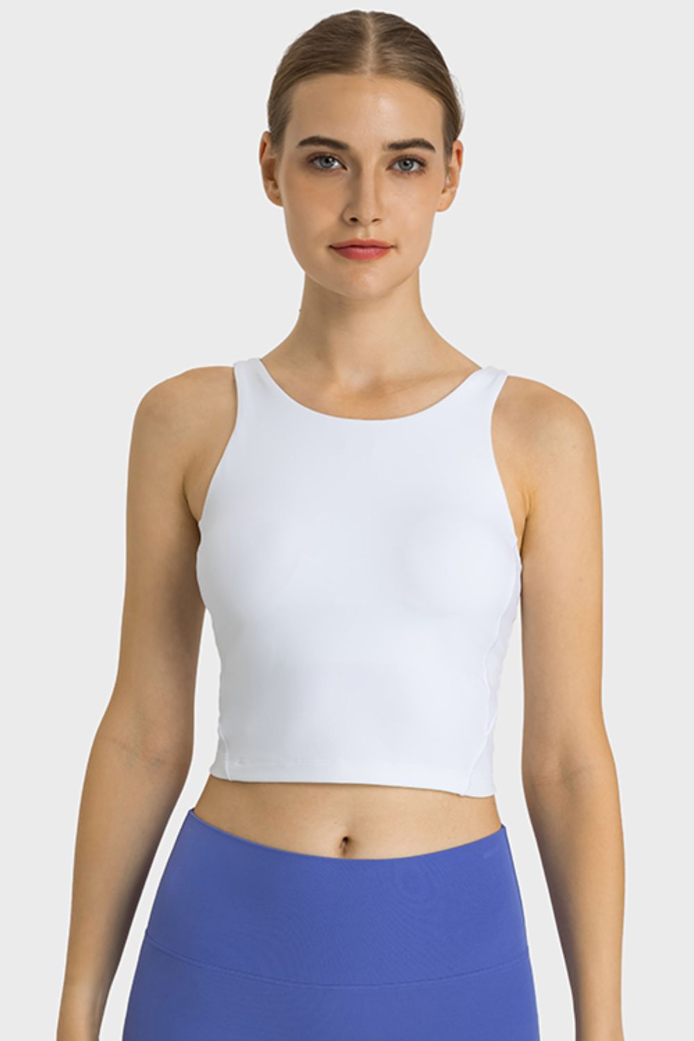 Honeybee Mumford's Feel Like Skin Highly Stretchy Cropped Sports Tank