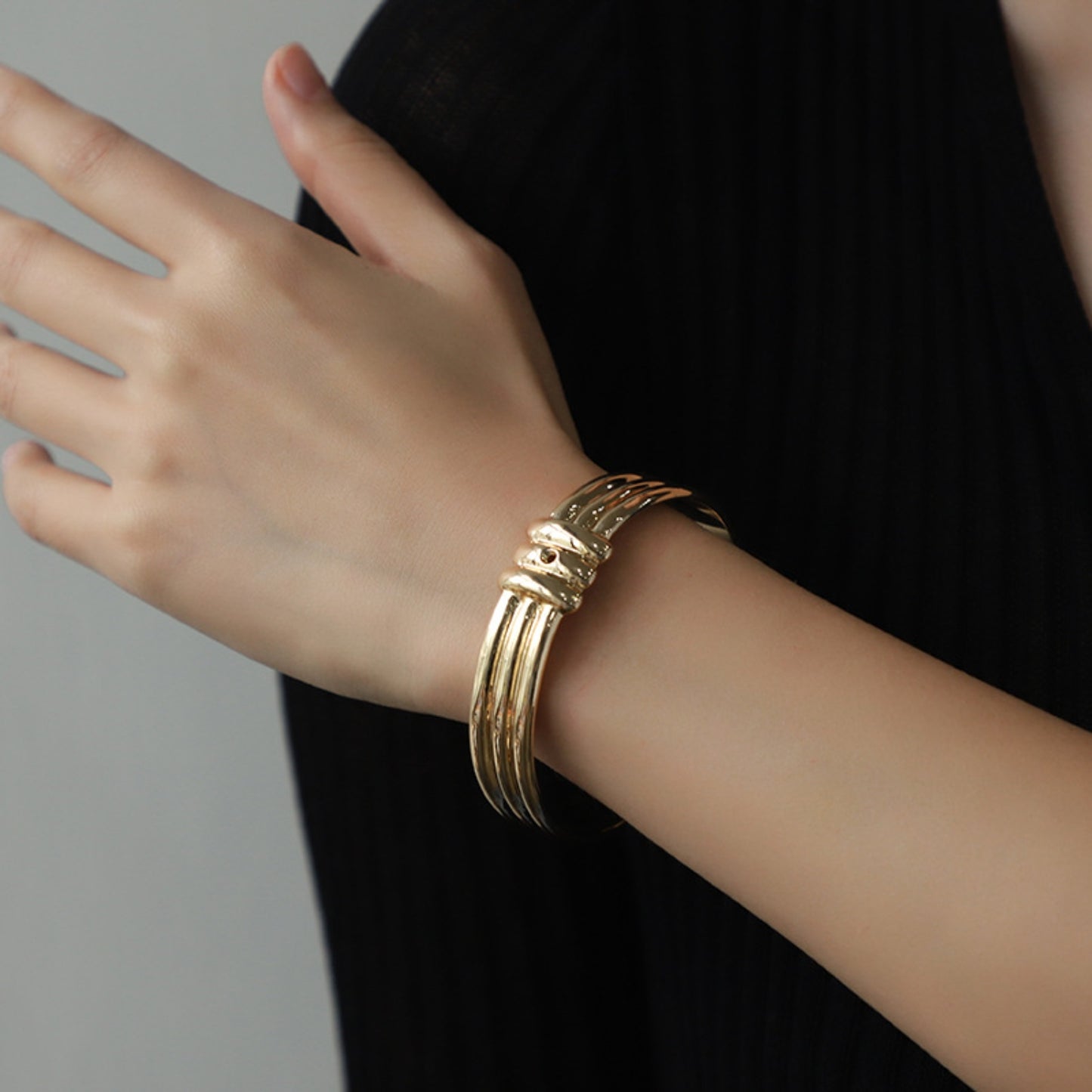 Honeybee Mumford's Gold-Plated Cuff Bracelet