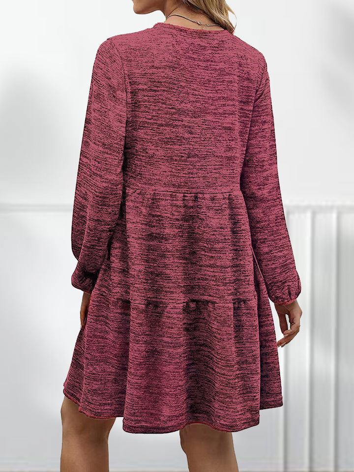 Honeybee Mumford's Square Neck Long Sleeve Dress