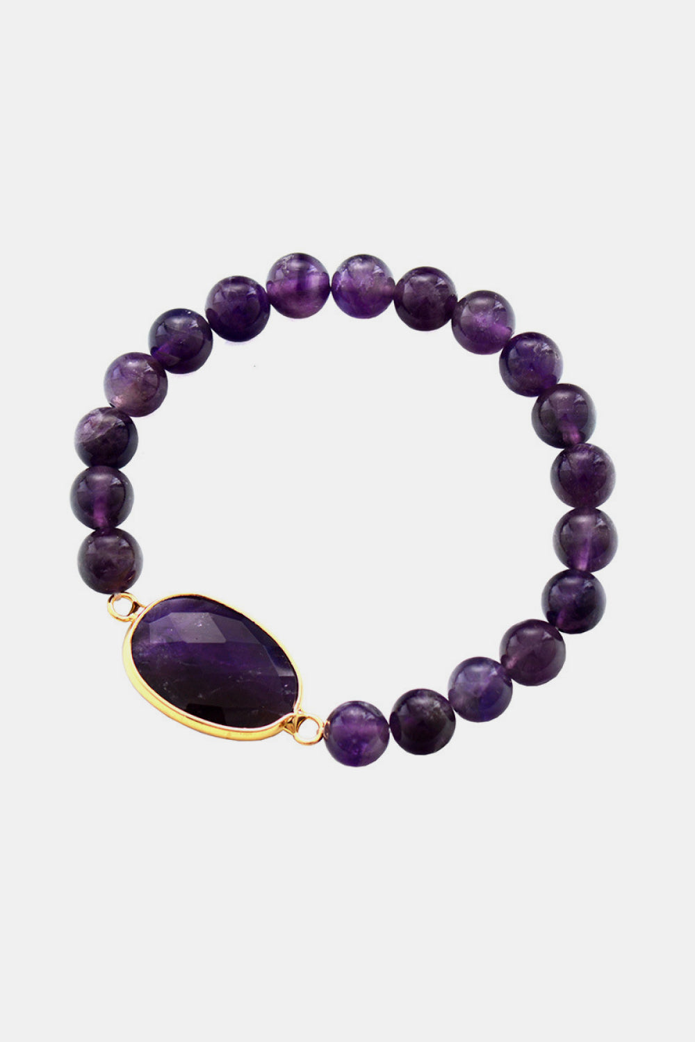 honeybee Mumford's Amethyst Beaded Bracelet