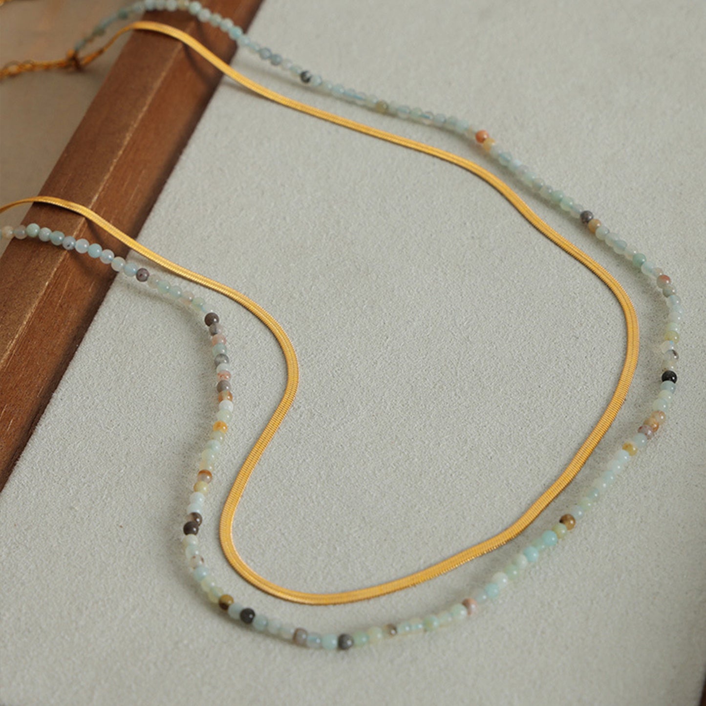 Honeybee Mumford's Beaded Double-Layered Necklace