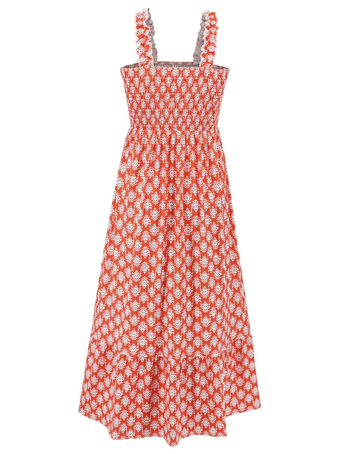 Honeybee Mumford's Smocked Printed Square Neck Sleeveless Dress