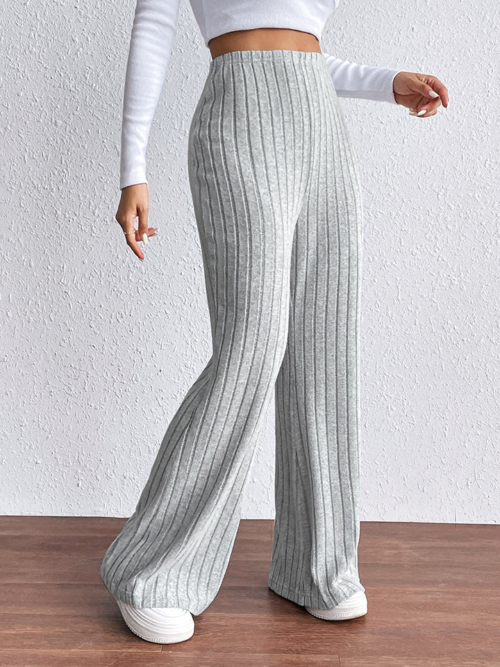 Honeybee Mumford's Ribbed Wide Leg Long Pants