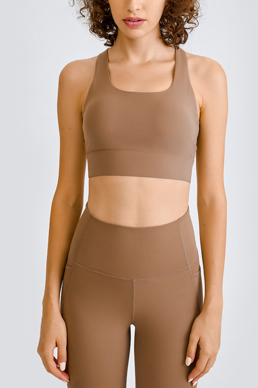 Honeybee Mumford's Cross Back Yoga Crop Top