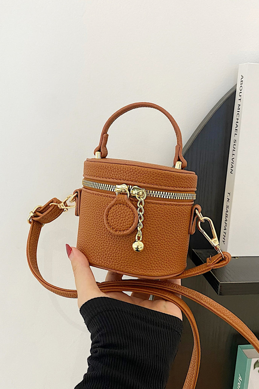 Honeybee Mumford's Leather Crossbody Bag