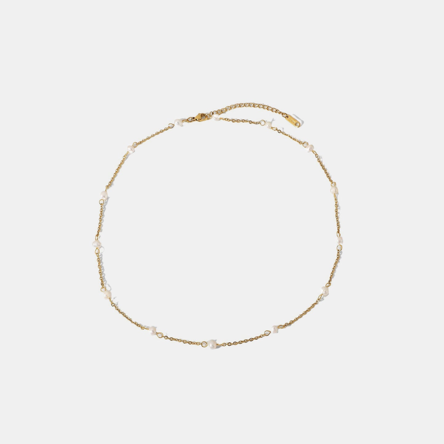 honeybee Mumford's Freshwater Pearl 18K Gold-Plated Necklace