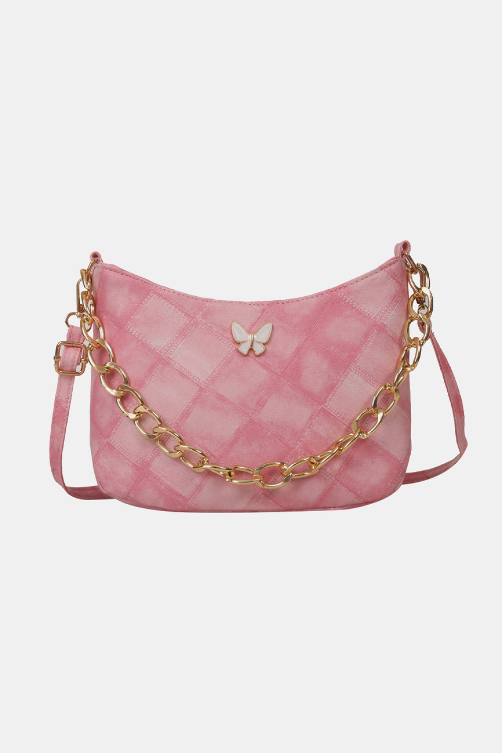 Honeybee Mumford's Butterfly Decor Leather Shoulder Bag