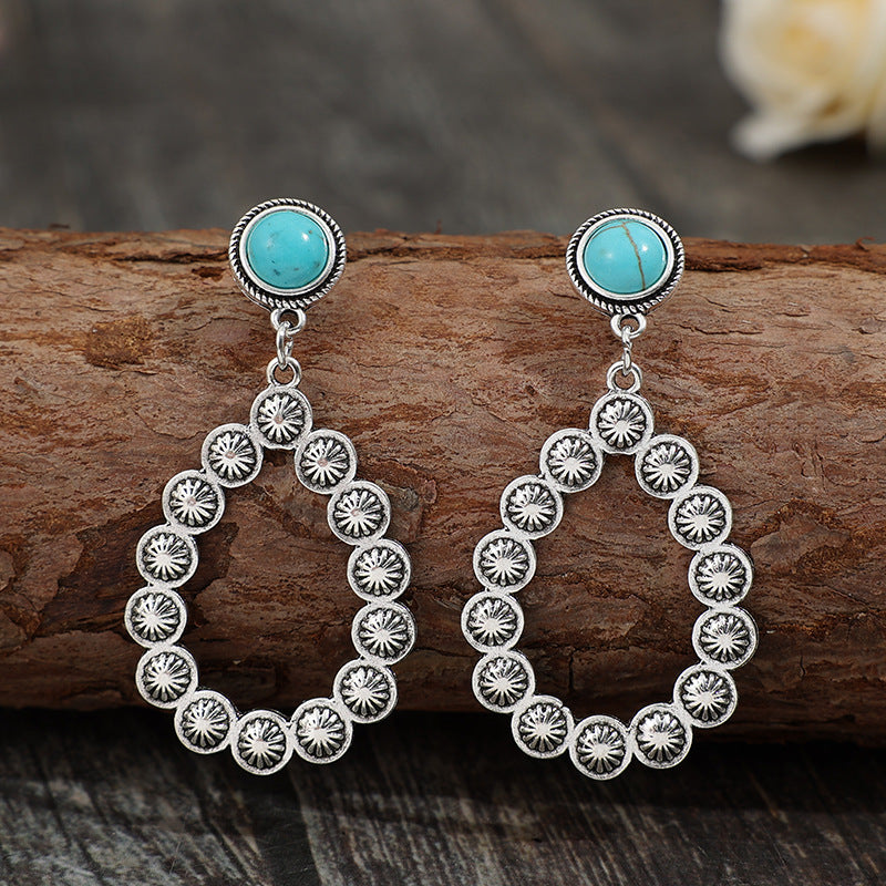 honeybee Mumford's Turquoise Teardrop Earrings