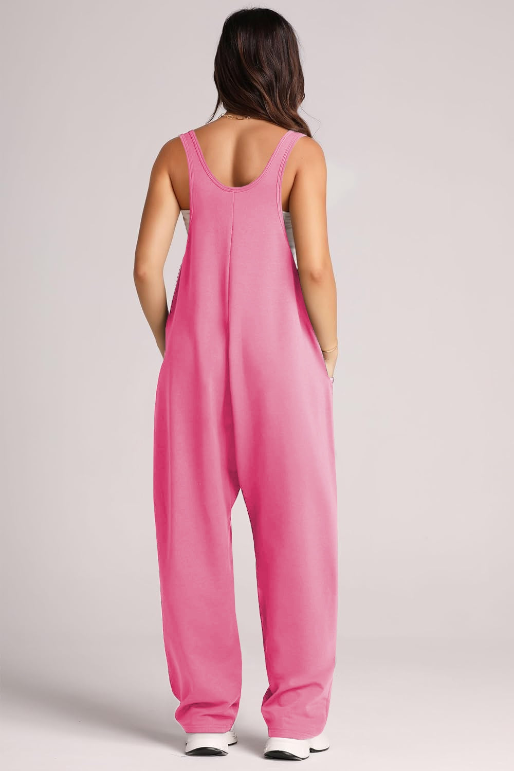 Honeybee Mumford's Wide Strap Jumpsuit with Pockets