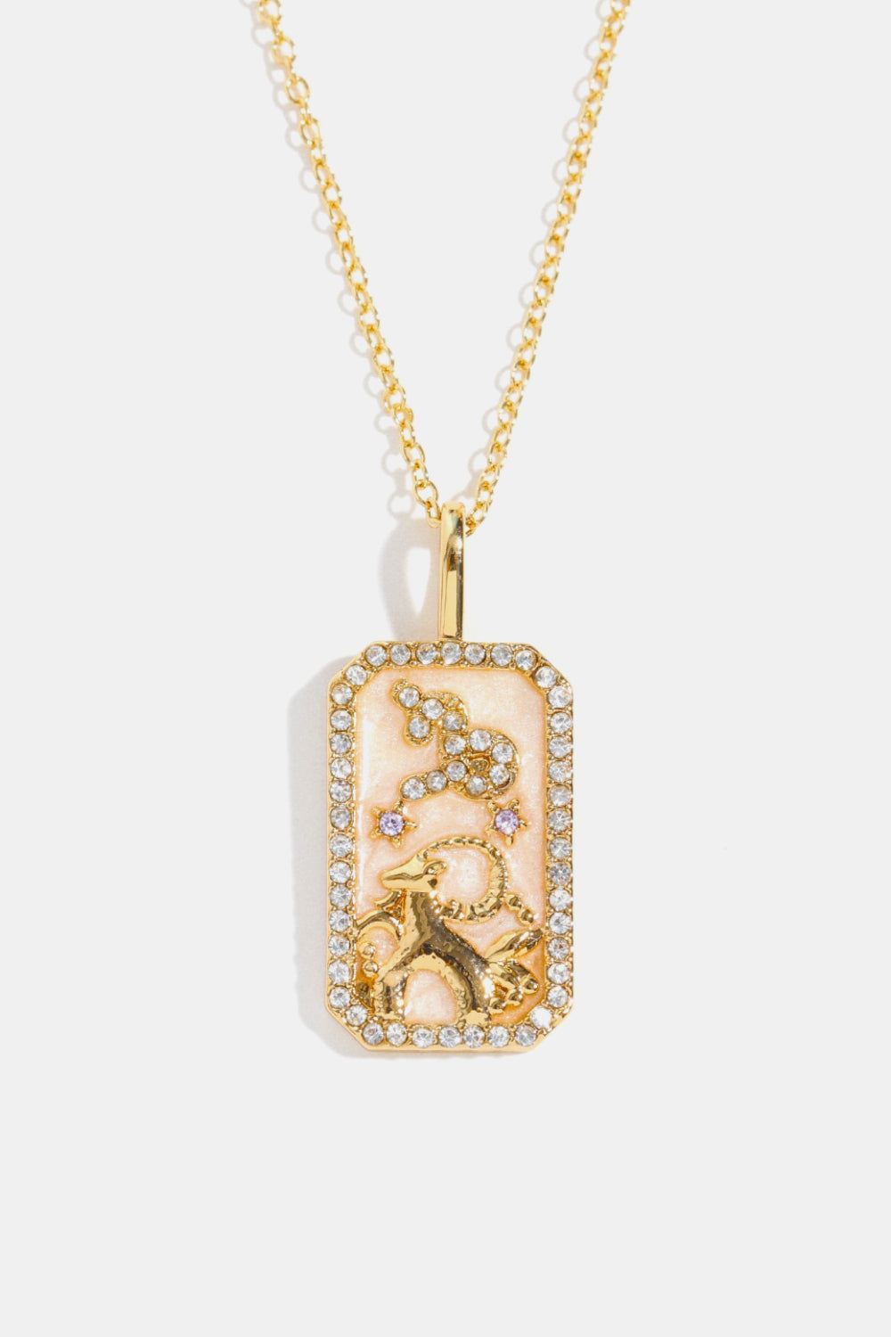 Honeybee Mumford's Rhinestone Zodiac and Constellation Pendant Necklace