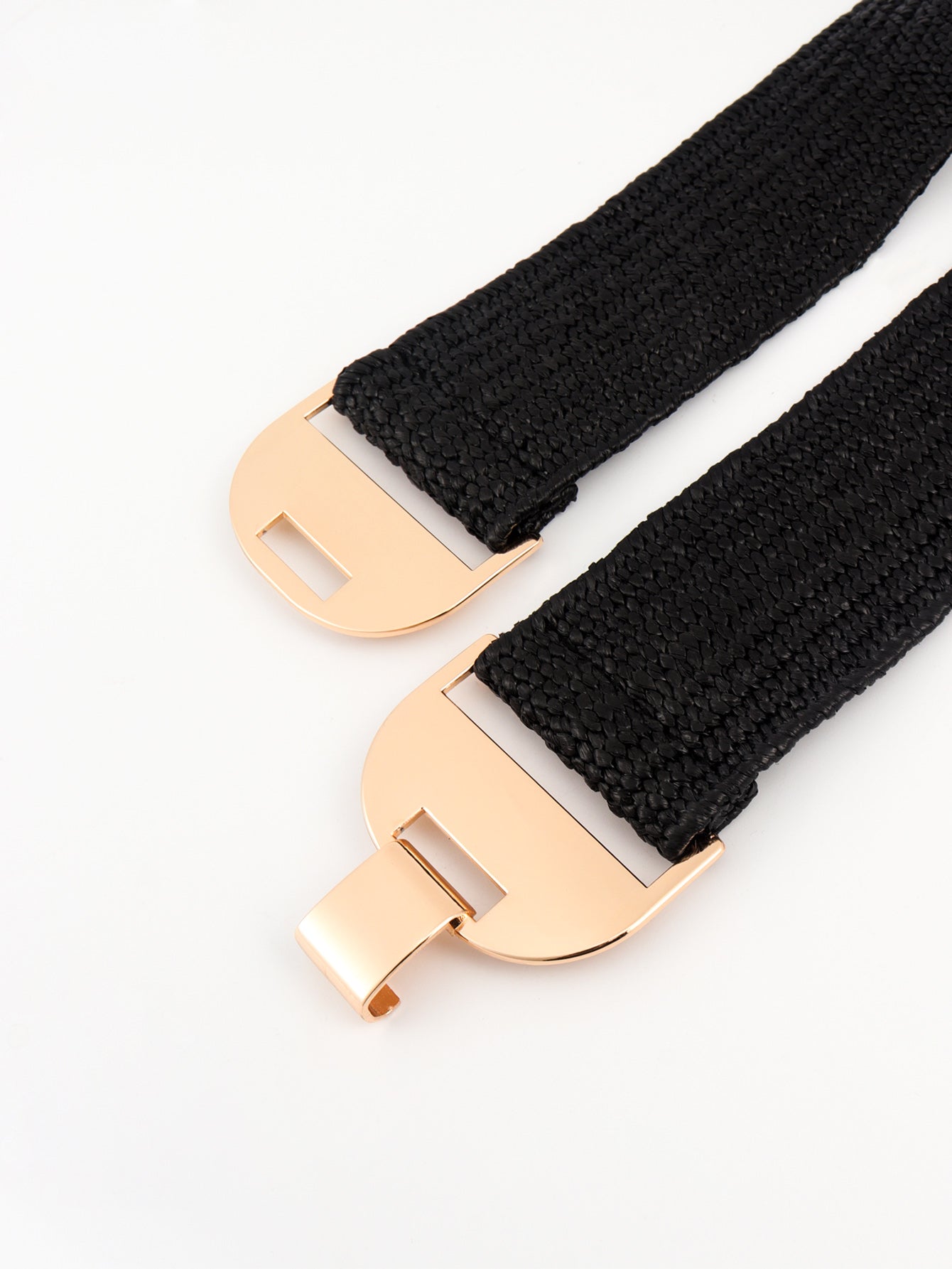 Honeybee Mumford's Black or Tan Buckle Elastic Belt