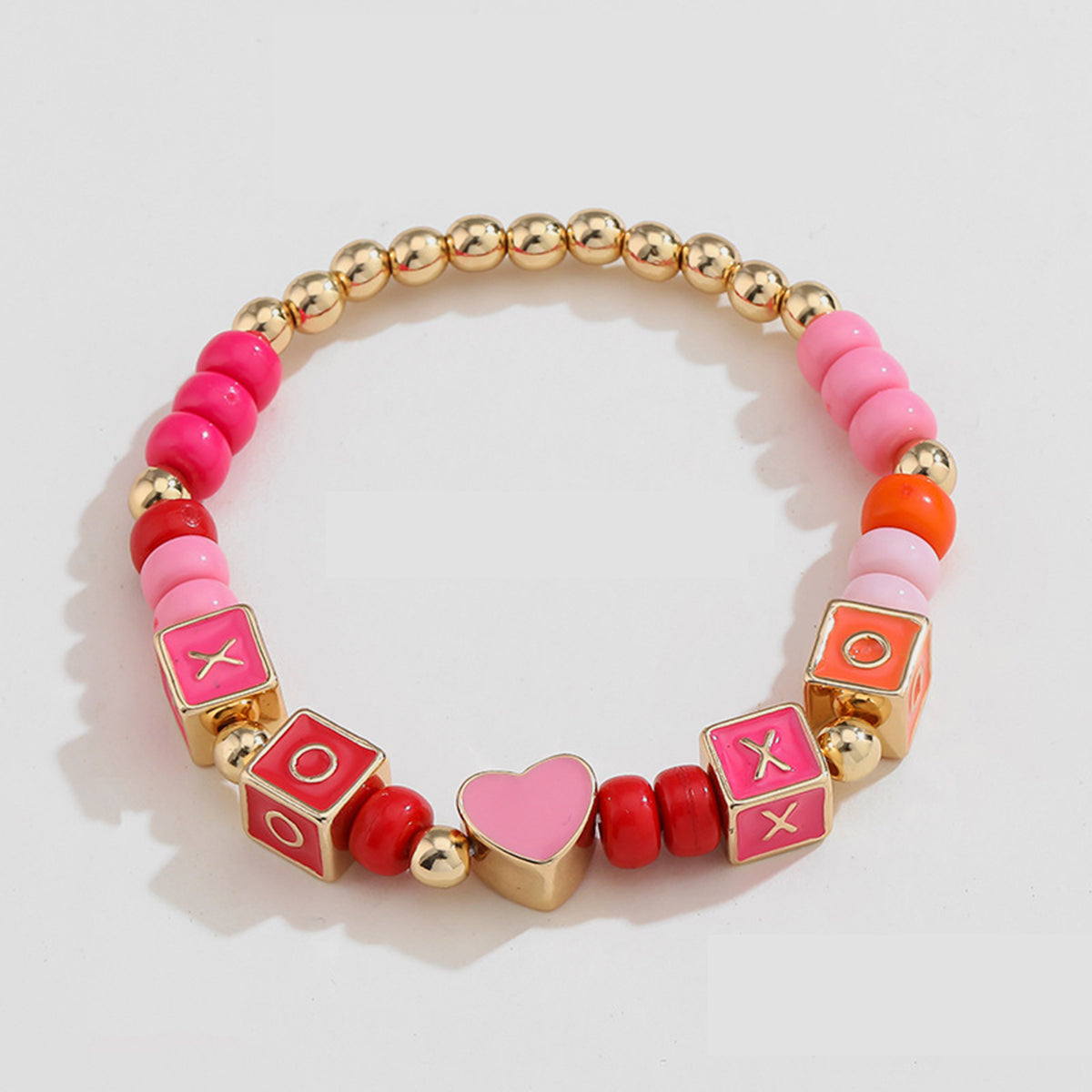 honeybee Mumford's Acrylic Geometric Bead Bracelet