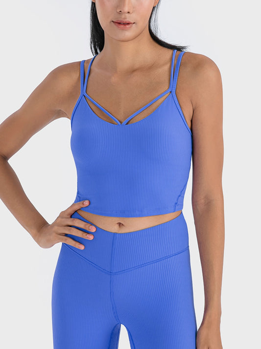 Honeybee Mumford's Double Strap Ribbed Sports Cami