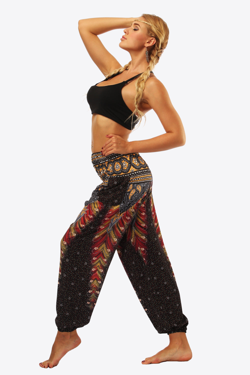 Honeybee Mumford's Printed Pants with Pockets