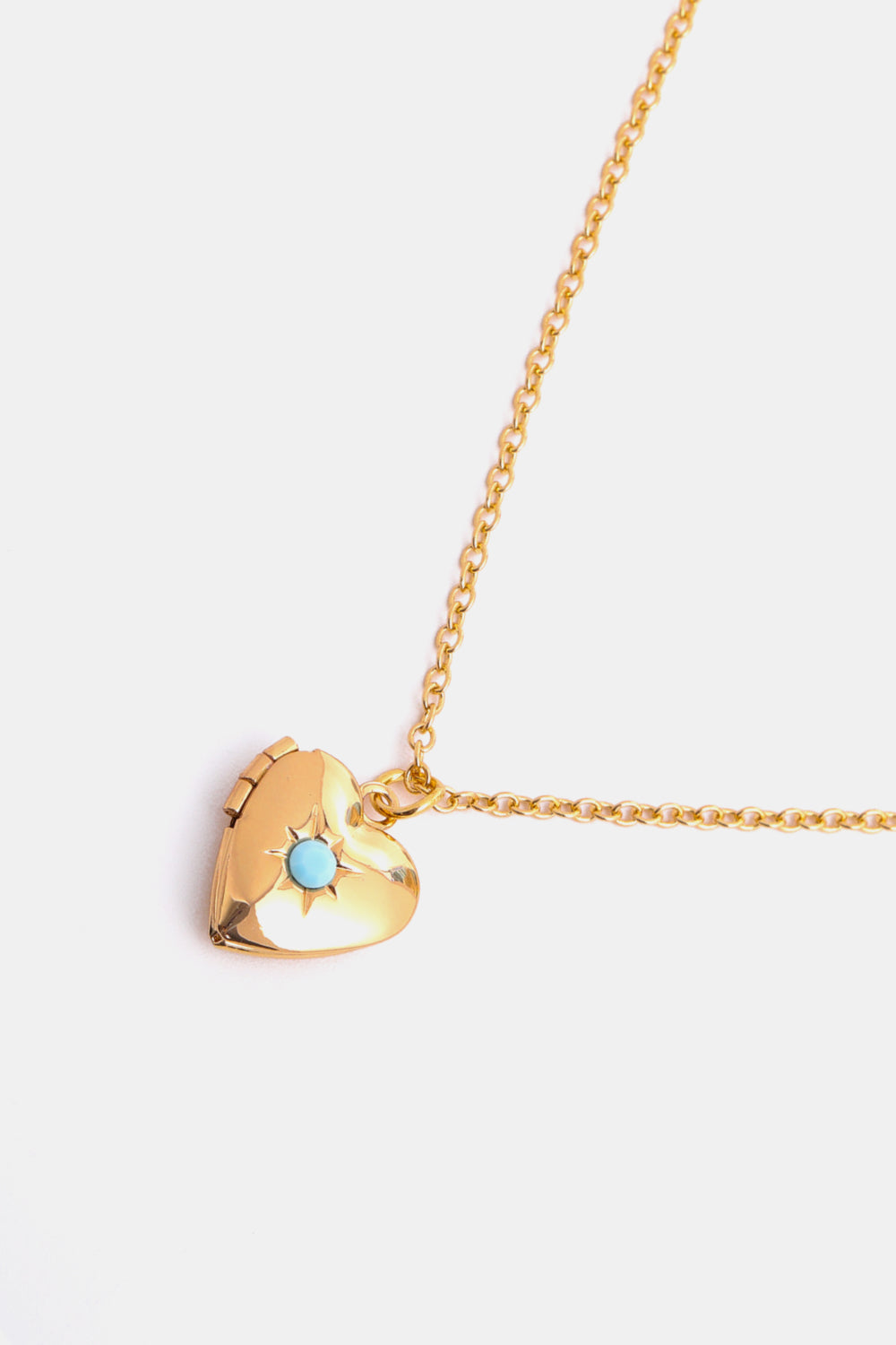 Honeybee Mumford's Heart Shape 14K Gold-Plated Pendant Necklace