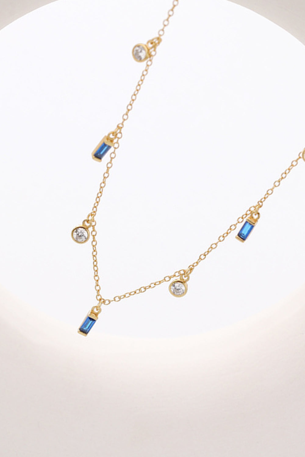 honeybee Mumford's 18K Gold Plated Multi-Charm Chain Necklace