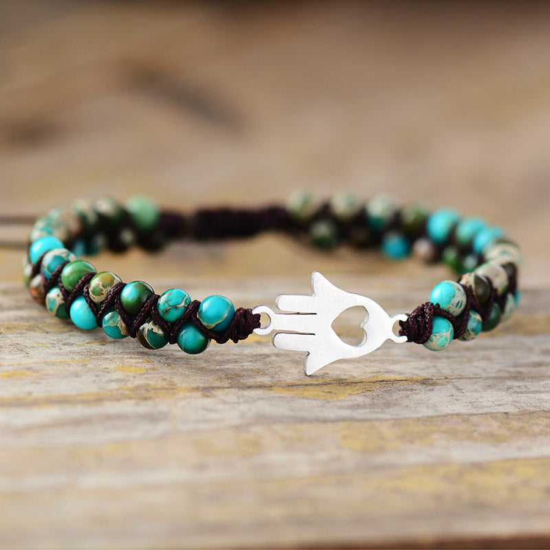 honeybee Mumford's Turquoise Beaded Bracelet