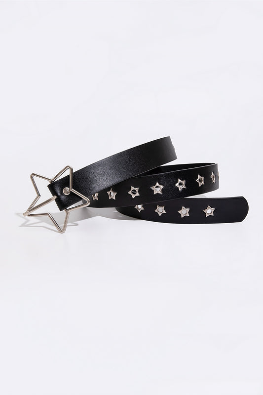 Honeybee Mumford's Leather Star Shape Buckle Belt