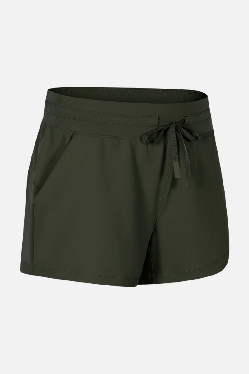 Honeybee Mumford's Waist Tie Active Shorts