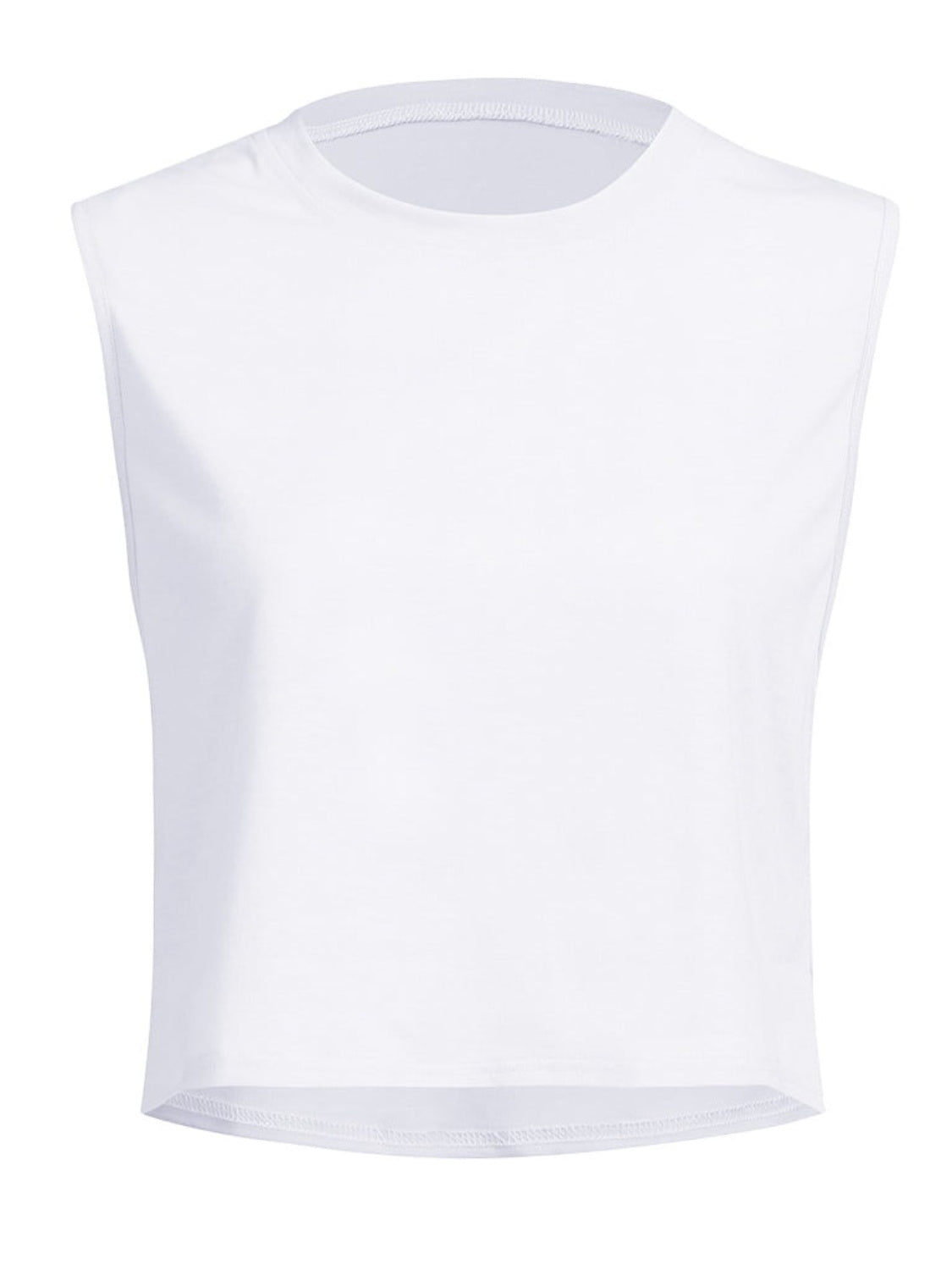 Honeybee Mumford's Round Neck Cropped Tank