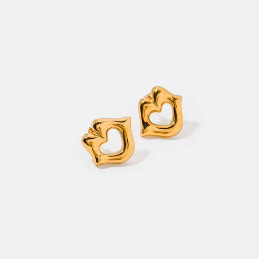 honeybee Mumford's Lip 18K Gold-Plated Stud Earrings