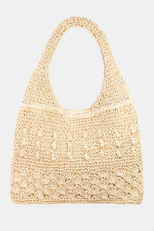 Honeybee Mumford's Straw Braided Tote Bag