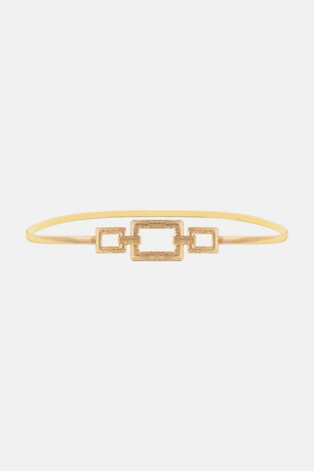 Honeybee Mumford's Square Shape Buckle Iron Belt