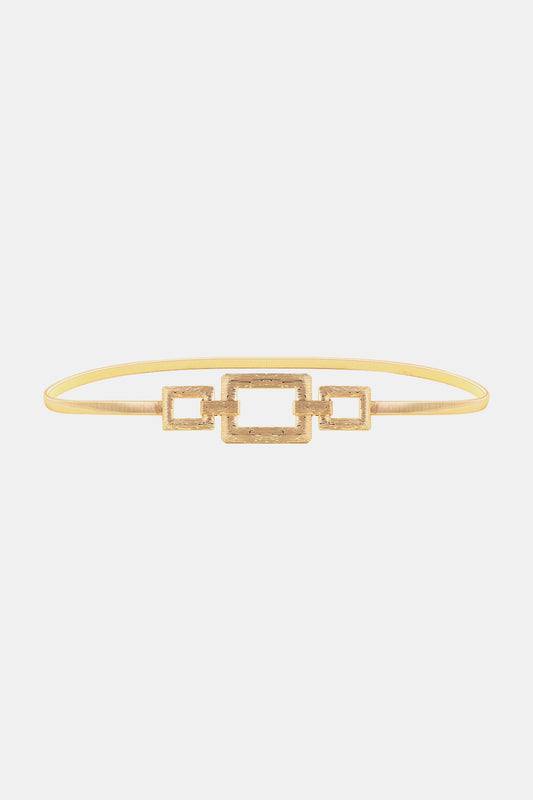 Honeybee Mumford's Square Shape Buckle Iron Belt