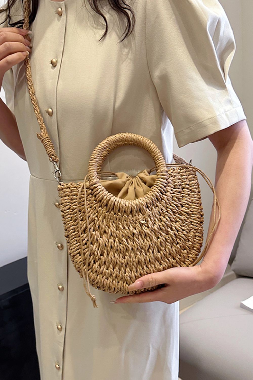 Honeybee Mumford's Crochet Crossbody Bag