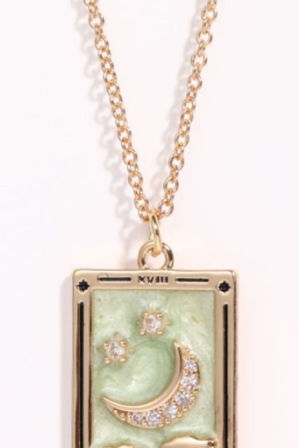 Honeybee Mumford's Tarot Card Pendant Necklace