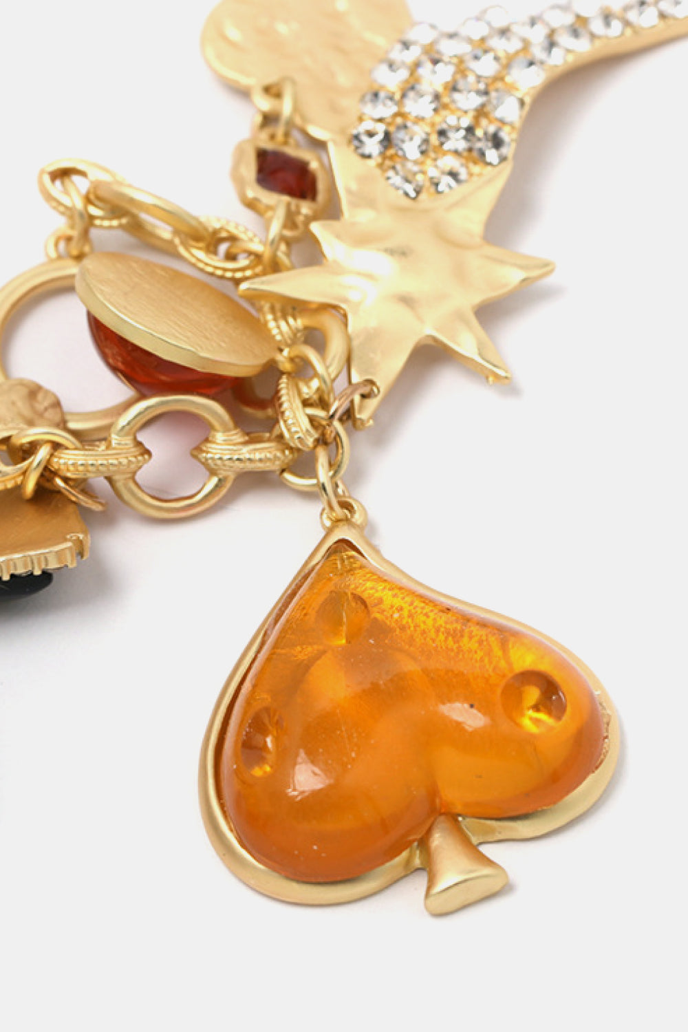 honeybee Mumford's Multi Charm Resin Bracelet