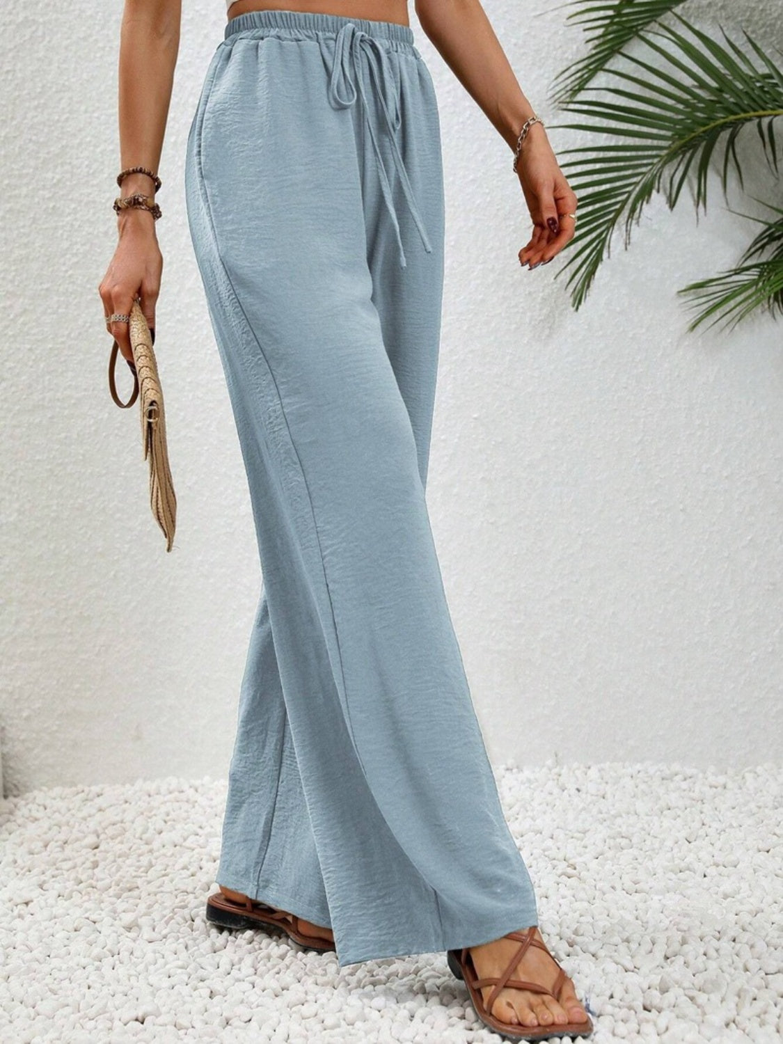 Honeybee Mumford's Wide Leg Drawstring Pants