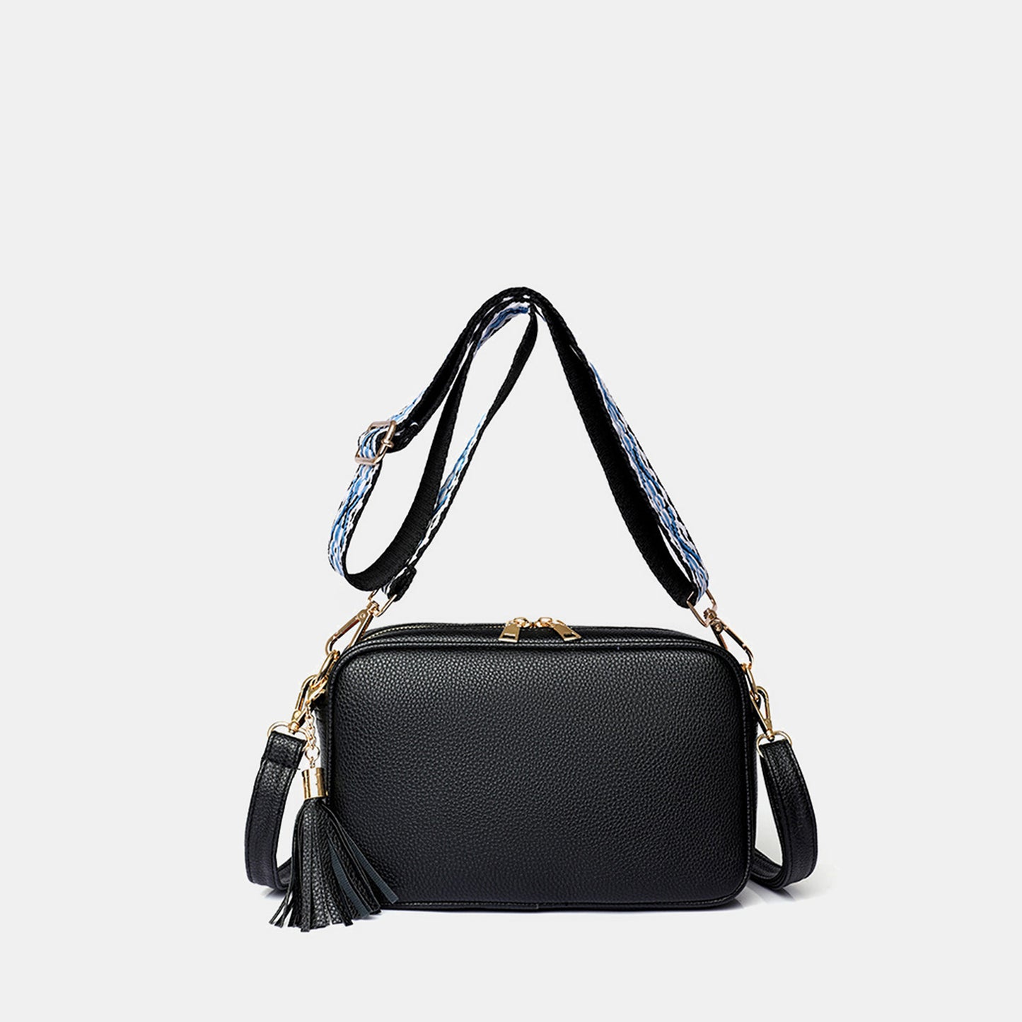 Honeybee Mumford's Tassel Leather Crossbody Bag