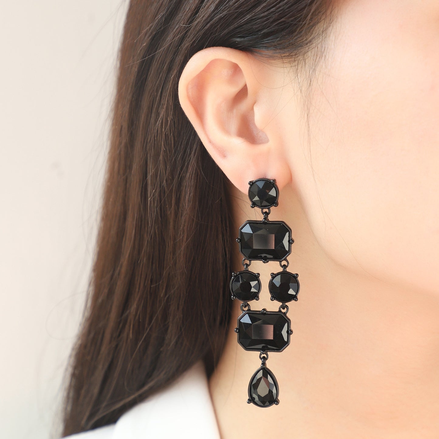 honeybee Mumford's Geometric Alloy Earrings