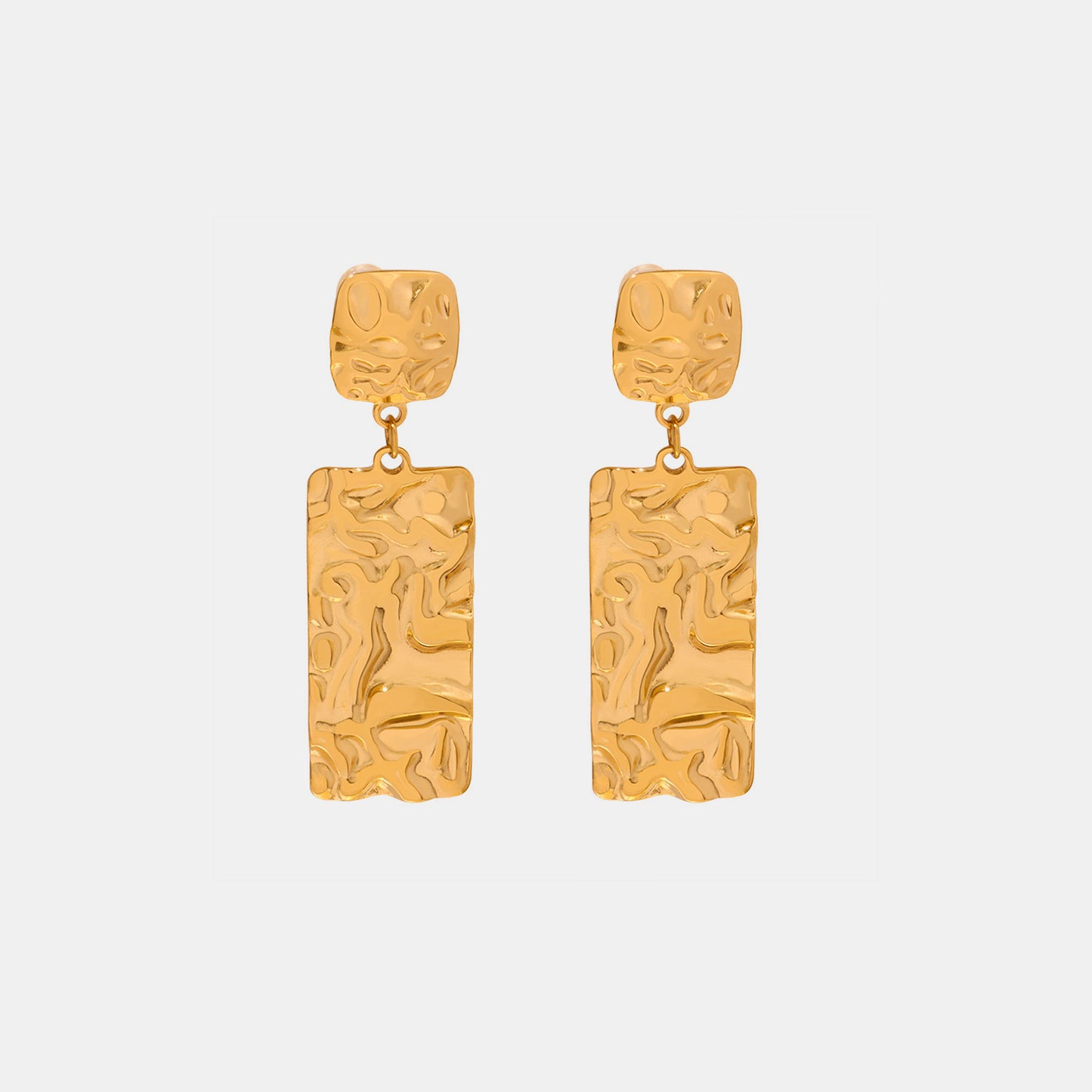 honeybee Mumford's Textured Geometric Earrings