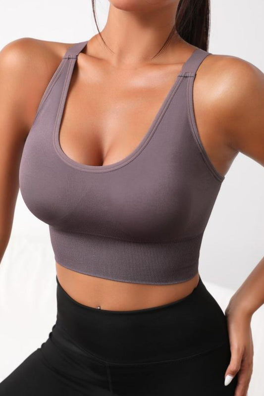 Honeybee Mumford's Scoop Neck Long Active Bra