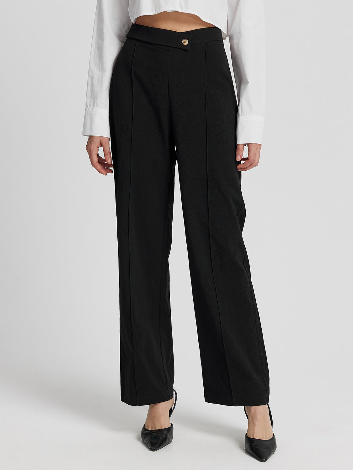 Honeybee Mumford's High Waist Straight Pants